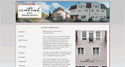 Desktop Screenshot of central-hotel-friedrichshafen.de